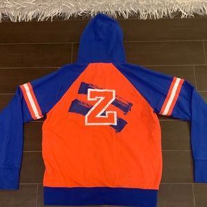 Zumba Large Zip-Up Jacket with Blue Details
